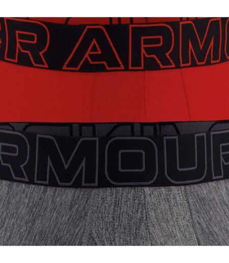 Lot De 2  Boxers Tech Homme Rouge Gris Chiné Under Armour