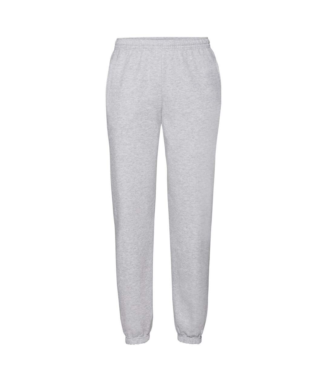 Mens Classic 80/20 Jogging Bottoms Grey Heather Fruit Of The Loom-1