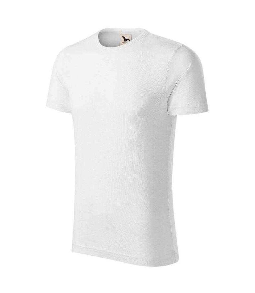 T-shirt Motif/style Uni Native Homme Blanc Malfini-3