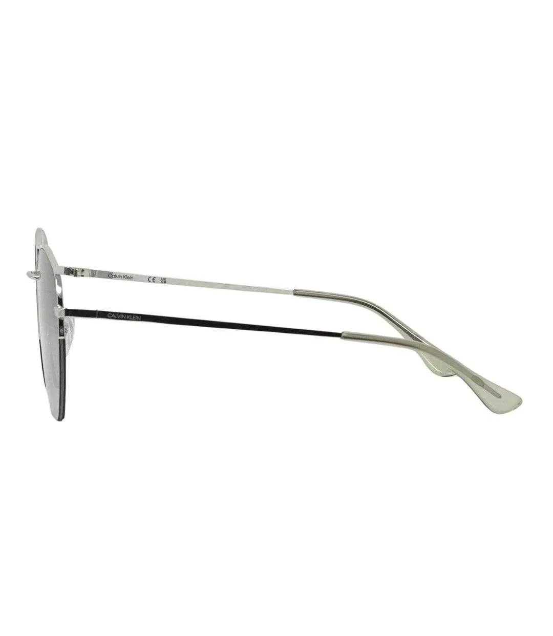 Lunettes De Soleil Motif/style Fumée Homme Taille Unique Argenté Calvin Klein-2