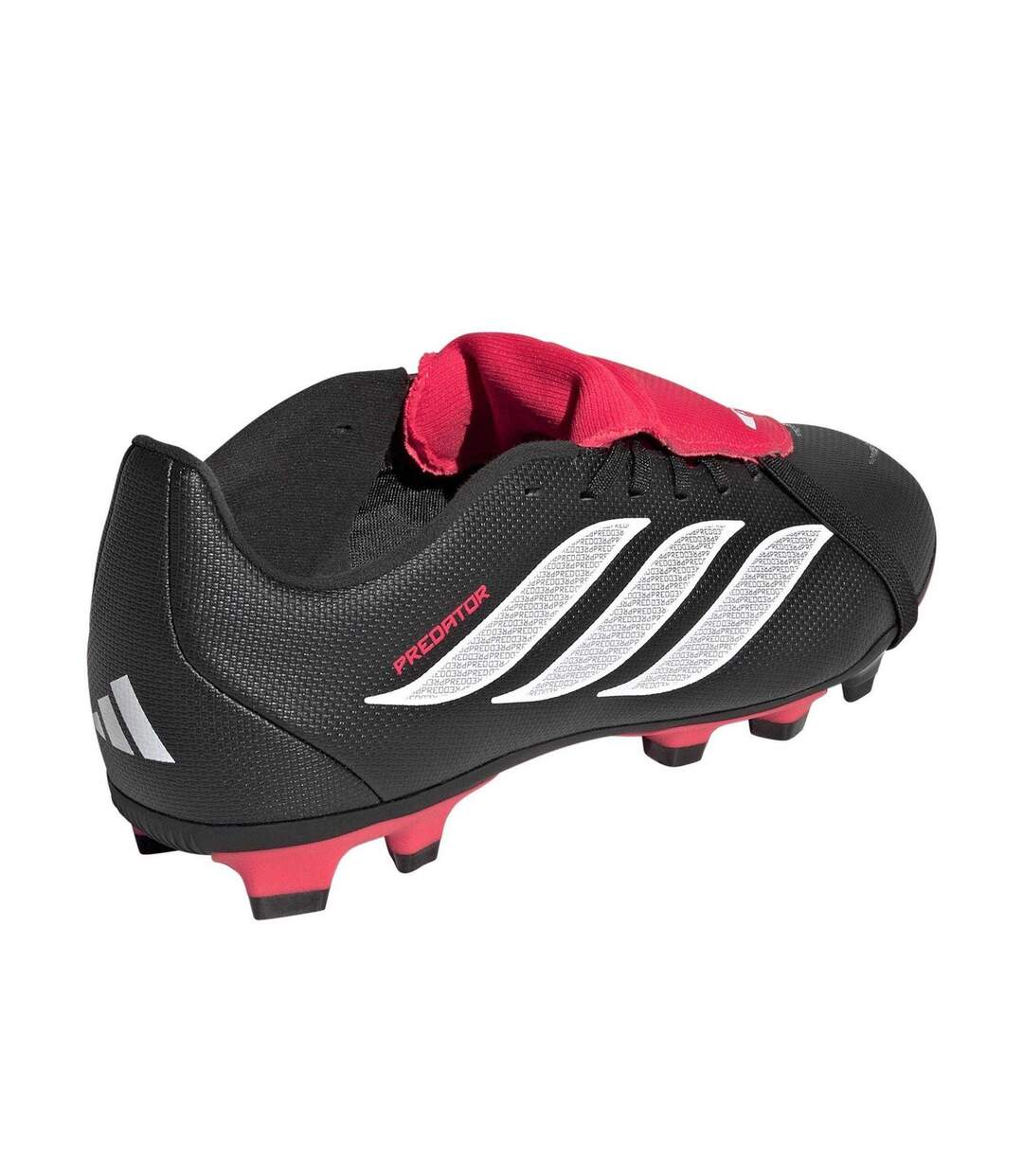 Chaussures De Foot Pour Terrain Ferme Motif/style Se Rabat Sur L´avant Predator Club Femme Noir Rouge Adidas-2