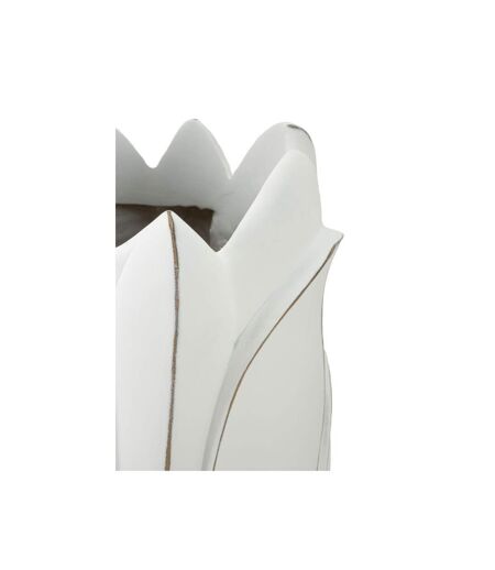 Vase Déco en Résine Gardy 69cm Blanc