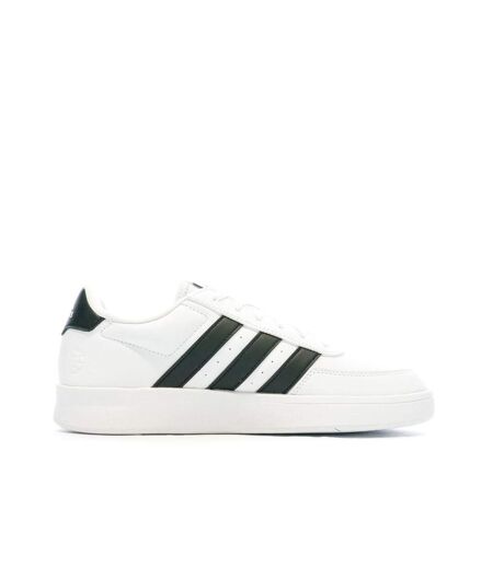 Baskets blanches/noires homme adidas breaknet 2.0