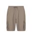 Mens Everyday Cargo Shorts Beige Mountain Warehouse-2
