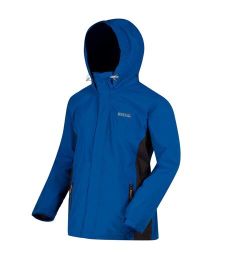 Regatta Great Outdoors Mens Outdoor Classic Matt Hooded Waterproof Jacket (Oxford Blue/Iron) - UTRG919