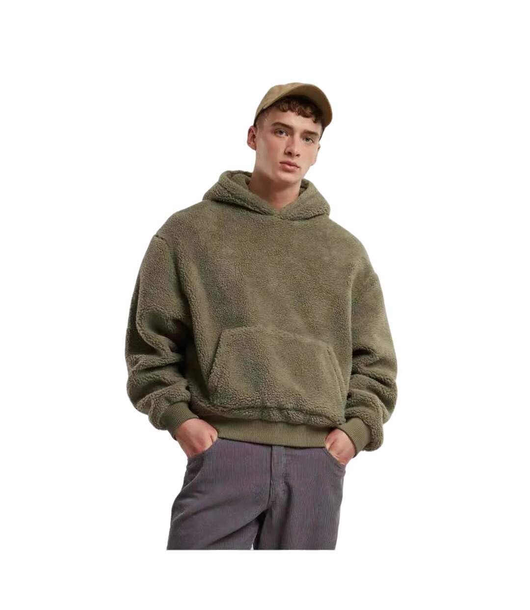 Sweat À Capuche Homme Vert Pâle Urban Classics-3