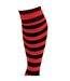 Unisex adult pro hooped football socks red/black Precision-2