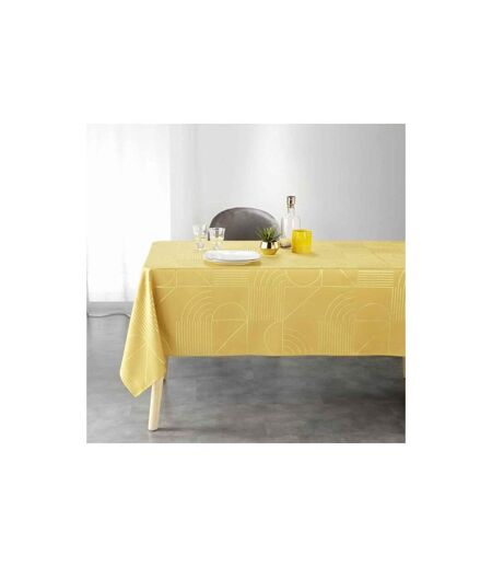 Nappe Imprimée Déco Lineor 150x240cm Jaune