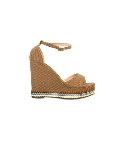 Sandales à talon compensées