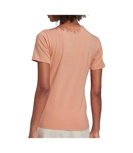 T-shirt Beige Femme Adidas Trefoil - 34