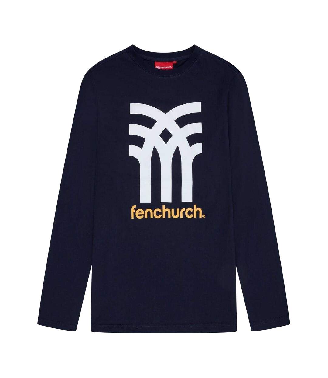 T-shirt Motif/style Gros Logo Wentworth Homme Bleu Marine Fenchurch-1