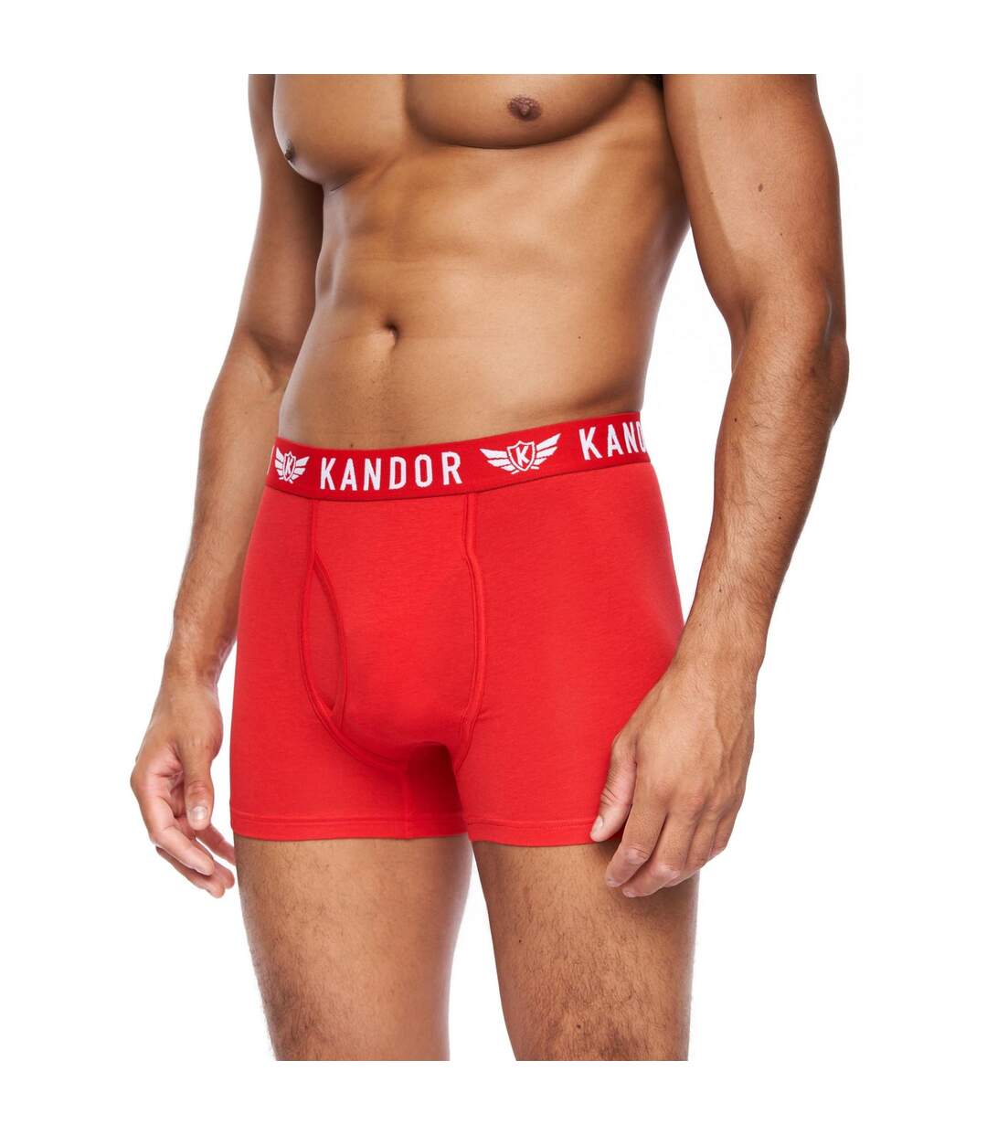 Boxers bambers homme bleu / rouge Kandor