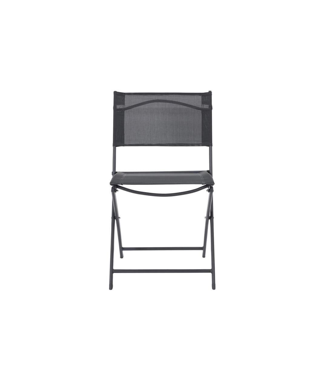 Lot de 4 Chaises de Jardin Elba 80cm Gris-3