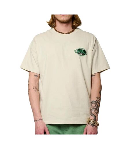 T-shirt beige/vert homme kaporal titu - xxl