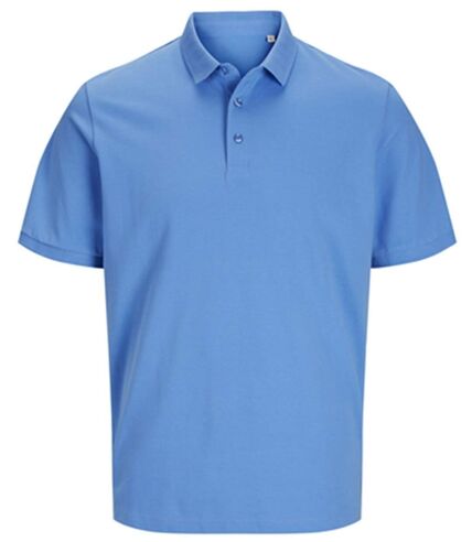 Polo manches courtes - JACK&JONES - Unisexe - JJ7556 - bleu azur