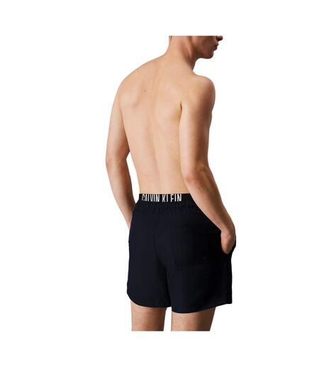 Short De Bain Motif/style Double Face Homme Noir Calvin Klein