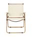 Chaise de Camping Pliable Mariposa 77cm Beige-2