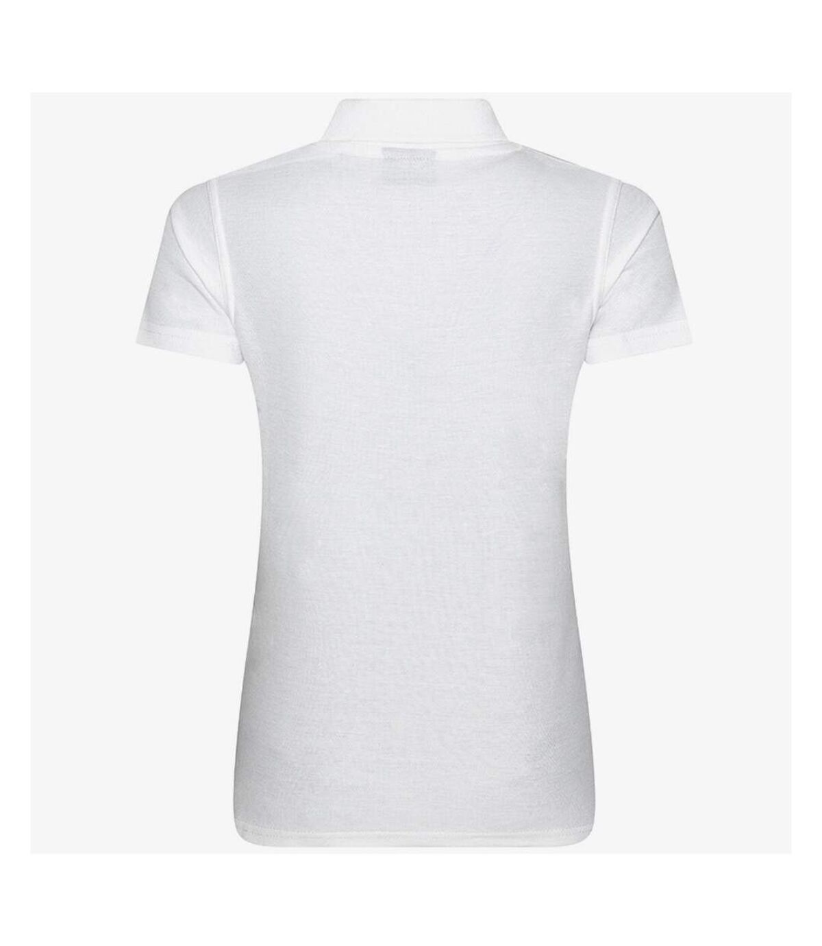 PRO RTX Womens/Ladies Pro Piqu Polo Shirt (White)