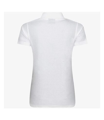 PRO RTX Womens/Ladies Pro Piqu Polo Shirt (White) - UTPC3016
