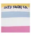 Womens/ladies Button Neck Sweatshirt Multicoloured Lazy Jacks-4