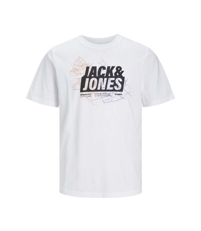 T-shirt Blanc Homme Jack & Jones Agave - L