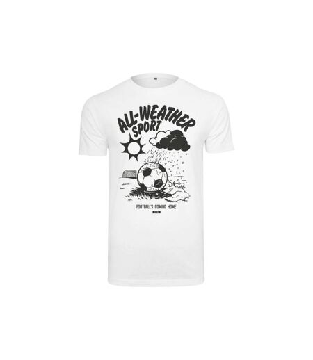 T-shirt Footballs Coming Home Homme Blanc Mister Tee