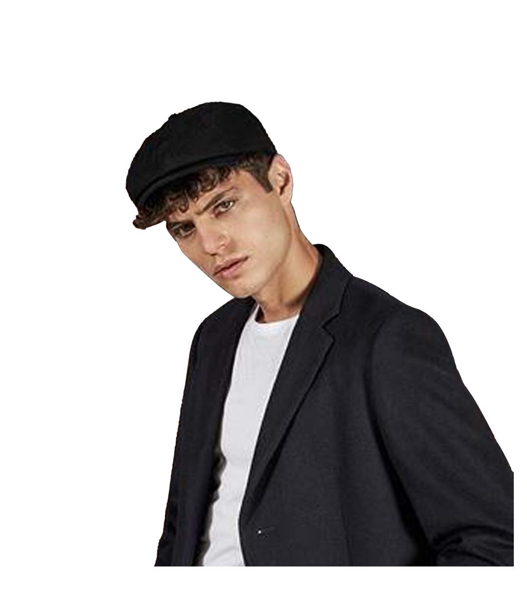 Casquette gavroche homme noir Beechfield