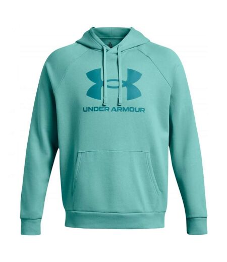 Sweat À Capuche Style Logo Rival Homme Bleu Under Armour
