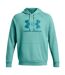 Sweat À Capuche Style Logo Rival Homme Bleu Under Armour-2