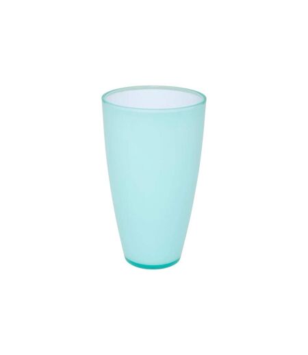 Lot de 6 Verres en Plastique Réutilisable Square 50cl Bleu Menthe