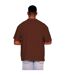 Casual Classics Mens Ringspun Cotton Extended Neckline T-Shirt (Chocolate)