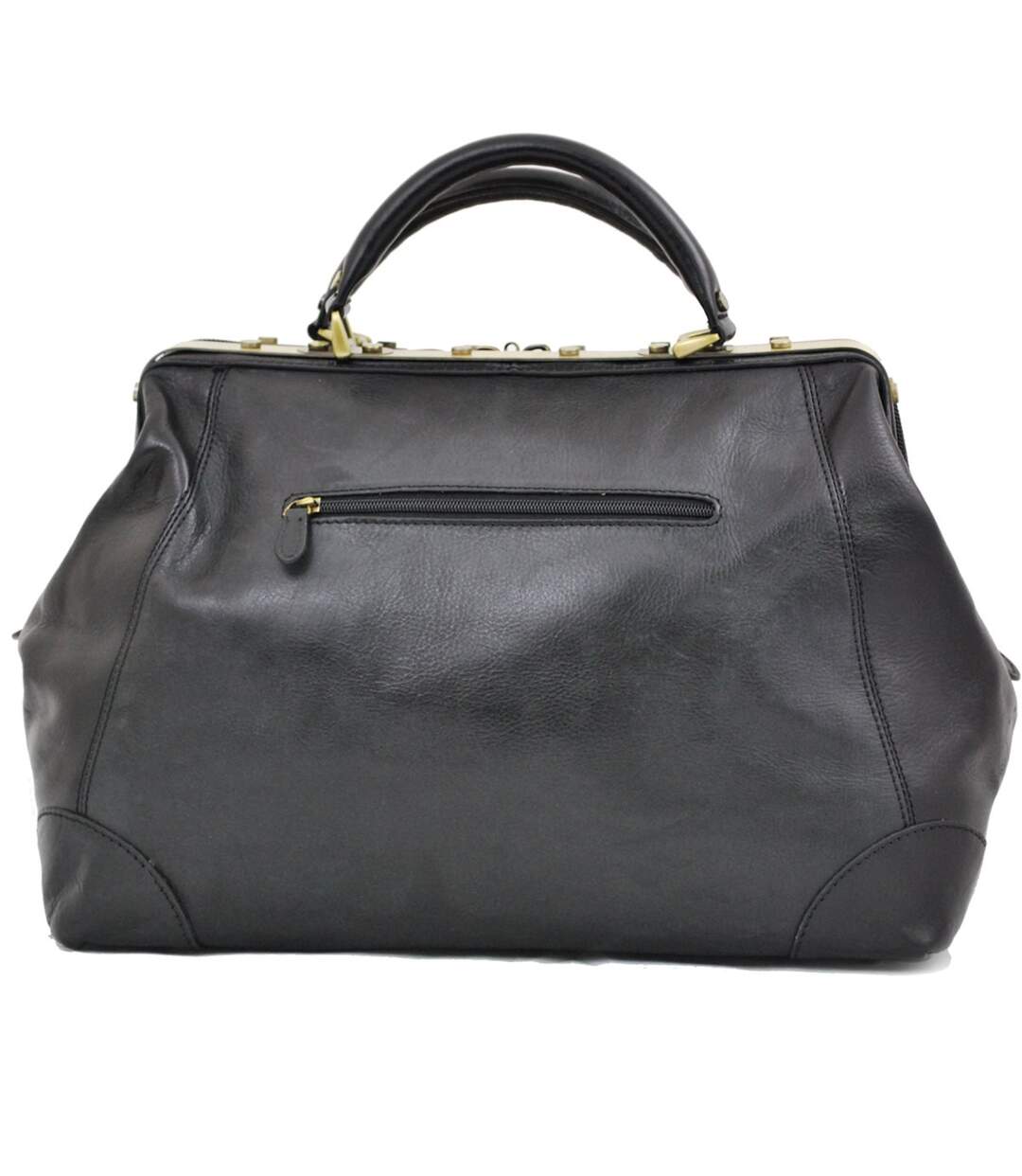 Katana - Sac de voyage en cuir Diligence 44cm - noir - 6457