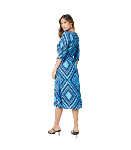 Robe mi-longue femme bleu Principles