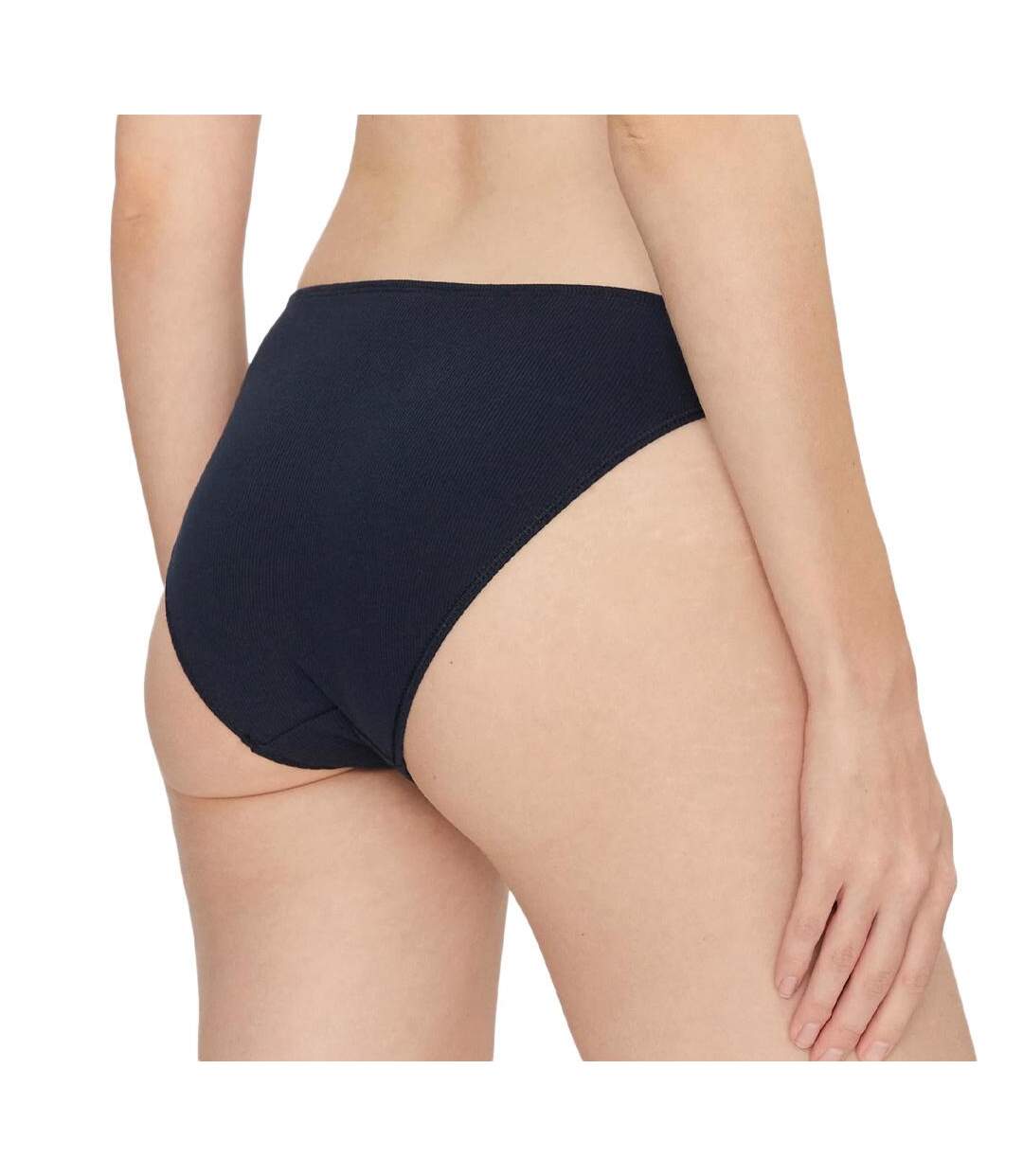 x3 culotte grise/marine/blanche femme tommy hilfiger dipped-3