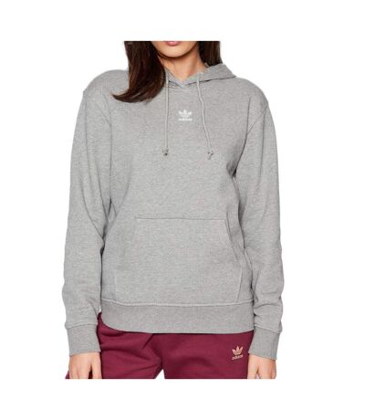 Sweat à Capuche Gris Femme Adidas Hoodie - 38