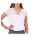 T-shirt blanc femme teddy smith toxana - s-1