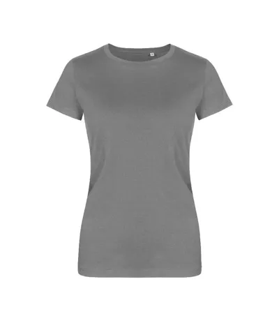 T-shirt Femme Gris Acier Uni X.O By Promodoro