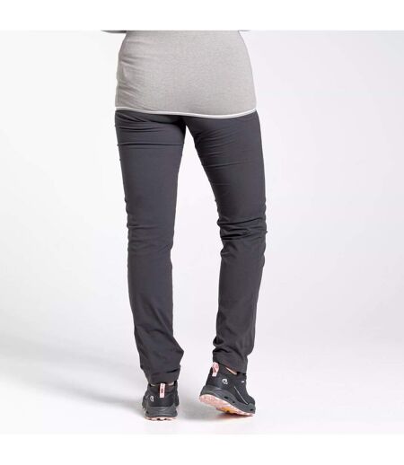 Womens/ladies Nosilife Pro Slim Trousers Charcoal Craghoppers