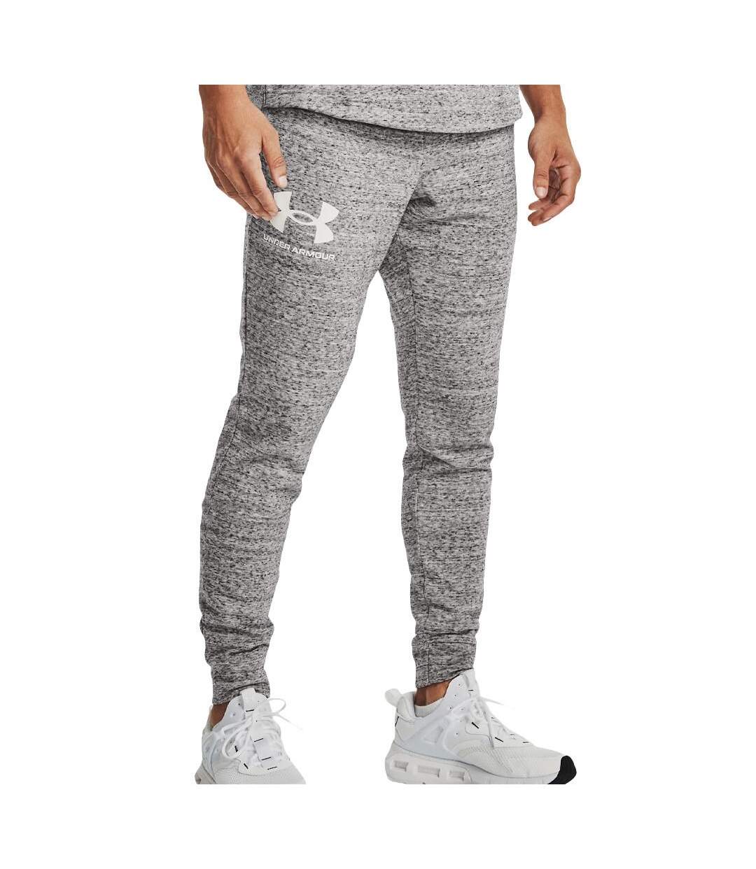 Pantalon GrisHomme Under Armour Rival Terry Jogger - M-1