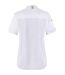 Womens/ladies Green-generation Short-sleeved Chef Jacket White Karlowsky-2