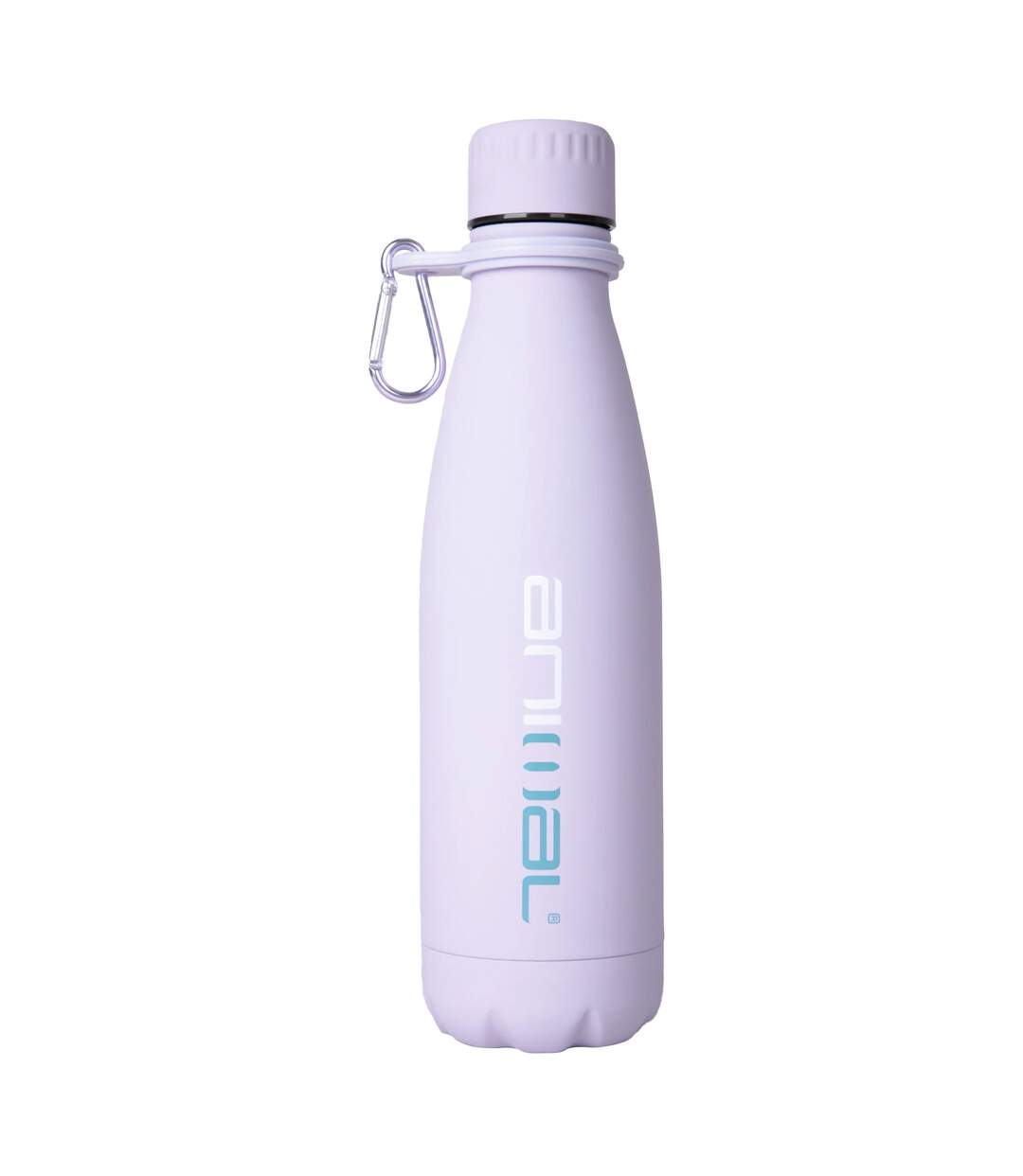 Rubber 480ml Water Bottle One Size Lilac Animal-1
