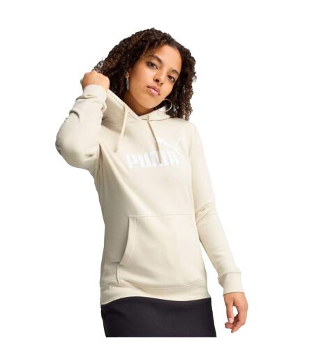 Sweat À Capuche Style Logo Ess No.1 Femme Beige Puma