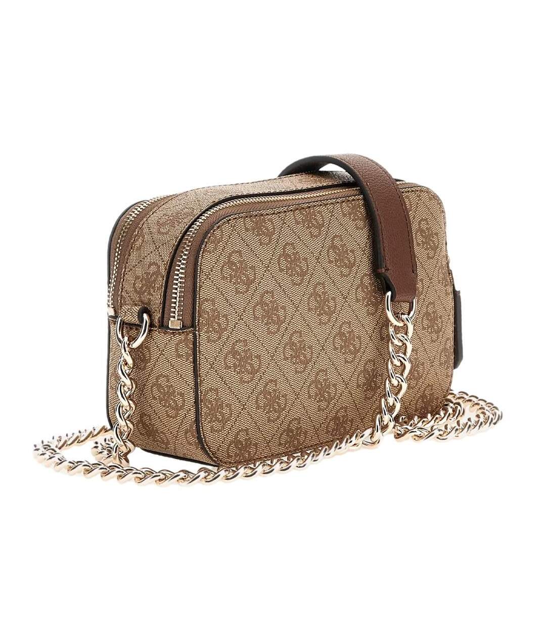 Sac à bandoulière marron femme guess noelle girlfriend-2