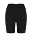 Womens/ladies ribbed cycling shorts black Native Spirit