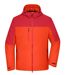 Veste 3 en 1 - Homme - JN1378 - orange épicé et rouge-1