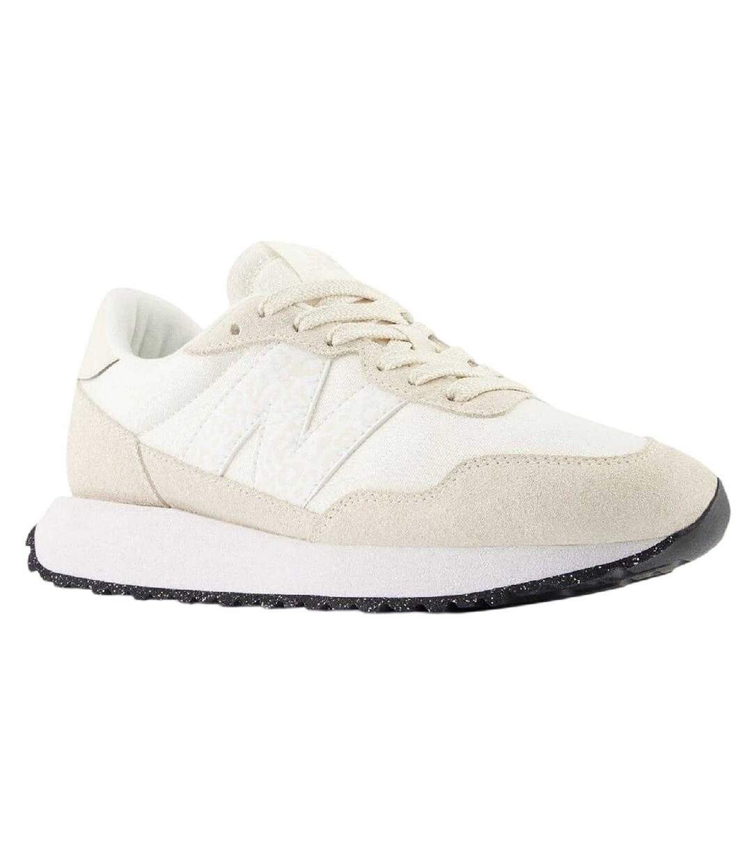 Womens/ladies 237 Classic Logo Suede Flat Trainers Sea Water New Balance-1