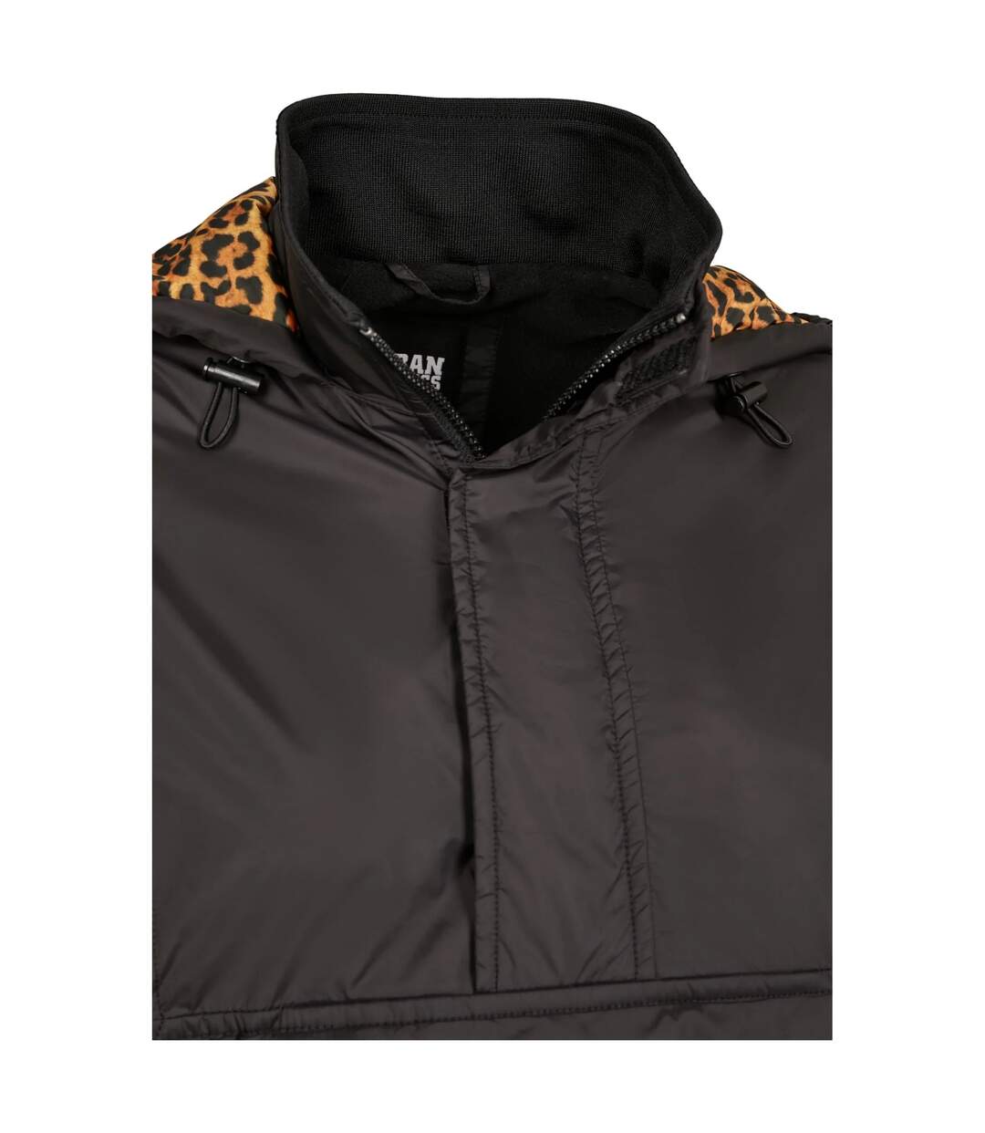 Veste Motif/style Imprimé Léopard Femme Noir Urban Classics-3