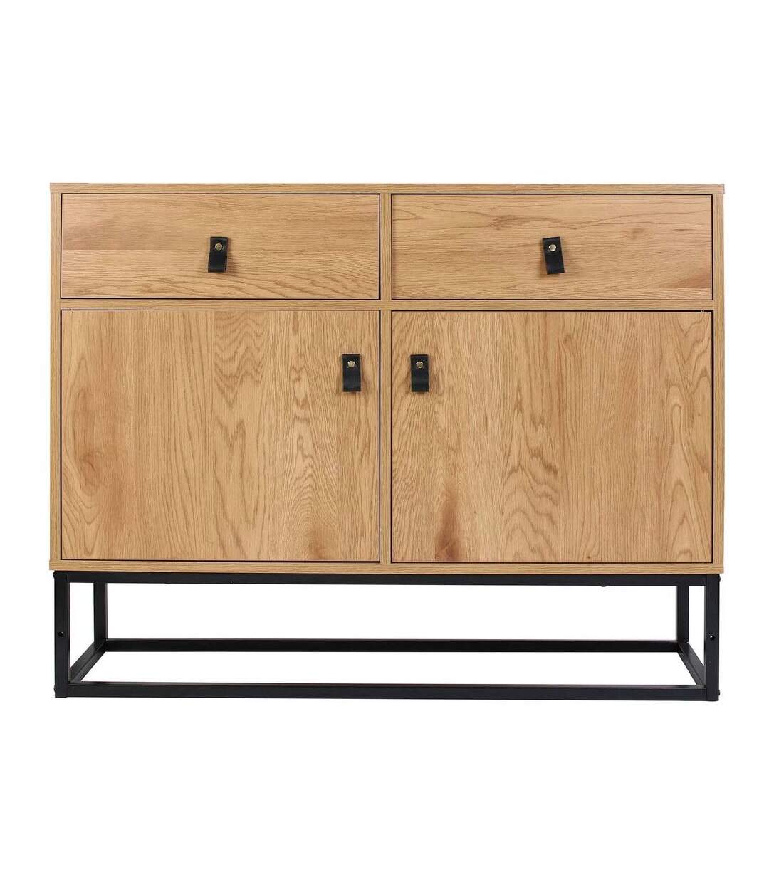 Buffet aspect bois et métal Abbott-3