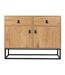 Buffet aspect bois et métal Abbott-3