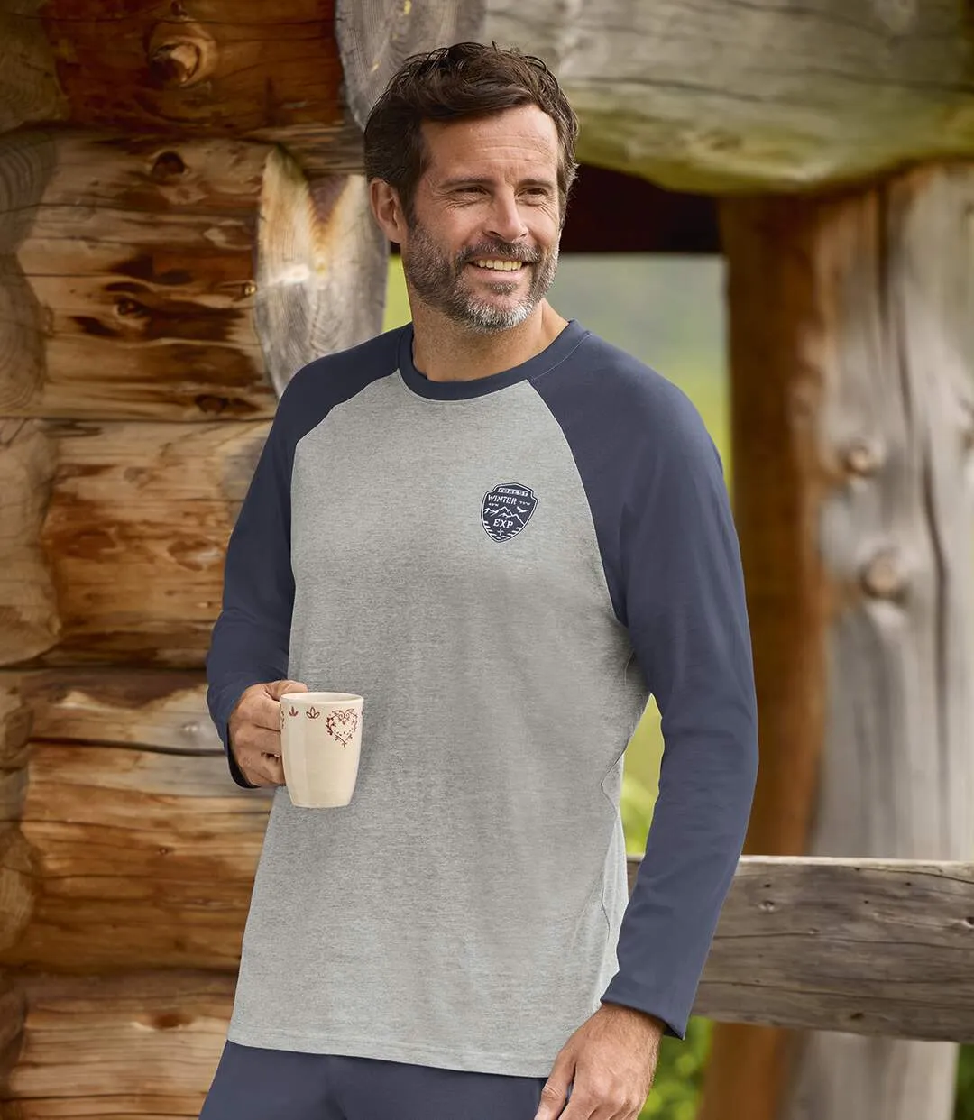 Le Pyjama Jersey Col Rond Manches Raglan-4